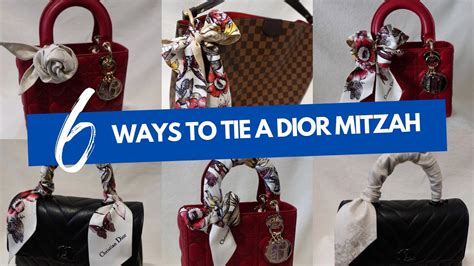 How to tie a Dior Mitzah Scarf (step.